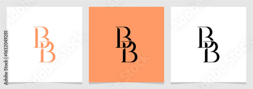 BB Initial Letter Logo Vector Element , Initial Logo for Brand Vector Design Graphic