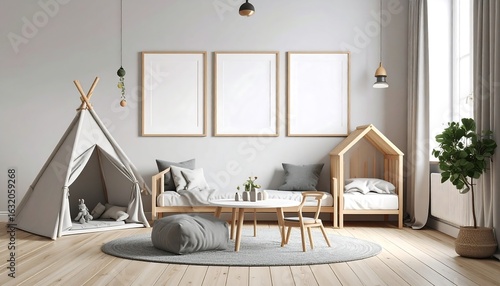 Cozy children's playroom