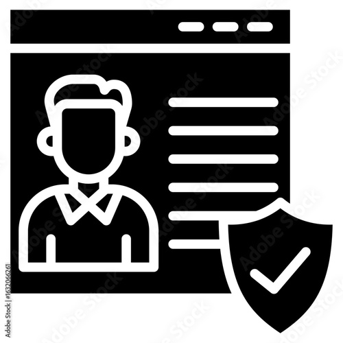 Account glyph icon