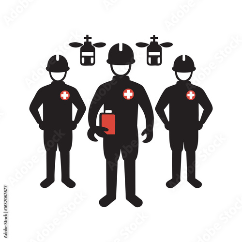 Adhd Firestorm Strategy Team Silhouette
