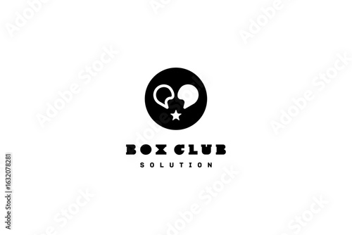 Template logo design solution for box club 