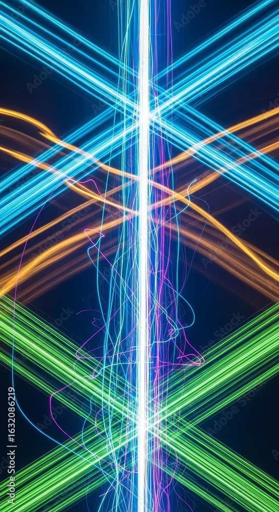 Fototapeta premium abstract colorful lines background