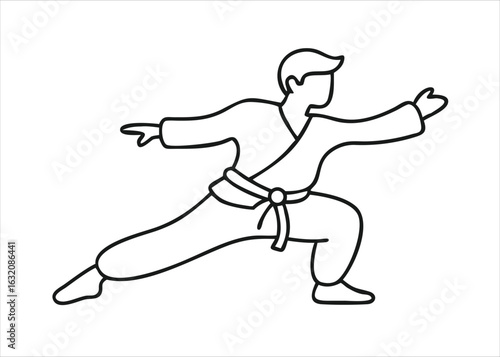 A single flowing line art portrait of a youthful skilled individual named kara depicted with artistic grace isolated on white background