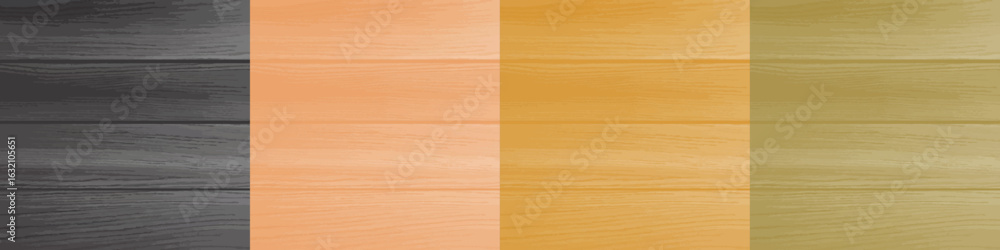 Fototapeta premium Seamless Wooden Plank Texture Pattern Collection for Flooring and Wall Design
