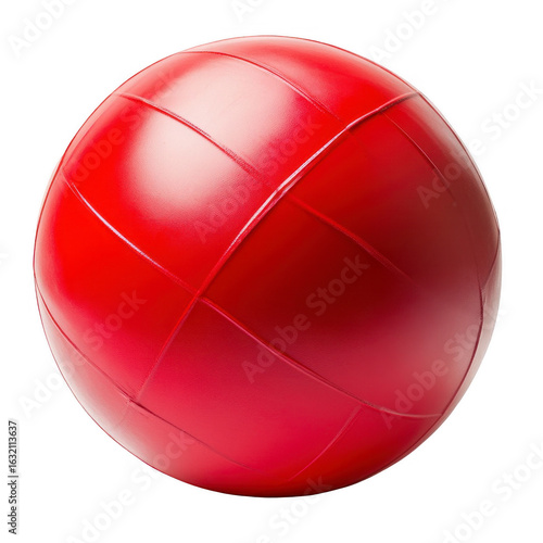Red volleyball