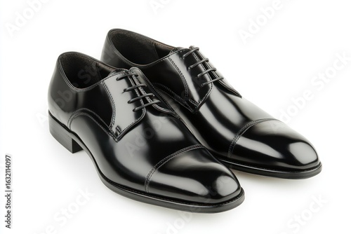 Buy classic black leather dress shoes formal wear for men style