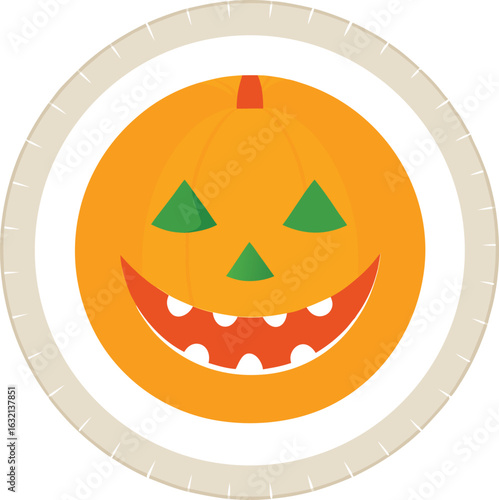 eco friendly halloween Happy Halloween Pumpkin Design