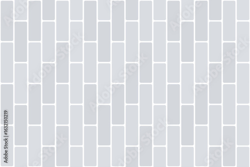 Stepladder vertical tile seamless pattern. Grey bricks desing. Vector.