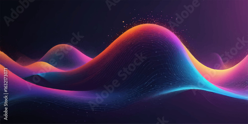 A vibrant, glowing blue and purple nebula creates an abstract, colorful, and fantastic cosmic wallpaper design