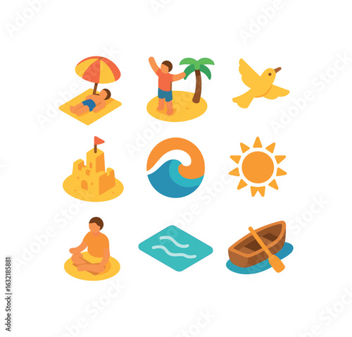 Beach Mood Icons