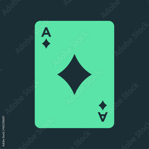 Poker card trendy applicable important vector Illustration design exquisite colorful background