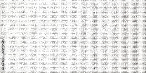 Seamless texture of white and gray cotton canvas fabric with a rough linen pattern