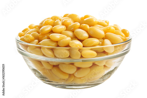 Bowl of cooked butter beans, healthy food