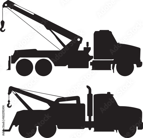 vector illustration of a truck