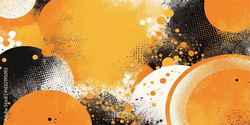 Golden paint backdrop with lemon tea and orange juice