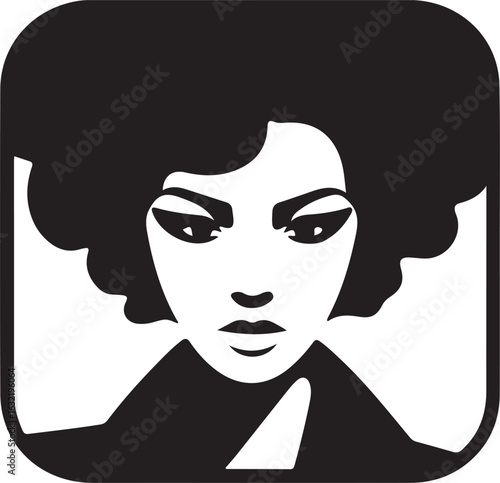 Woman profile icon avatar female user person silhouette