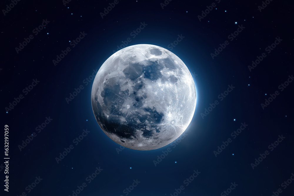 Obraz premium moon and earth