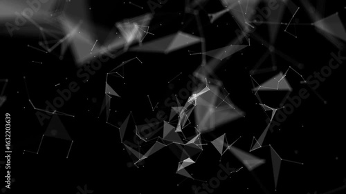 Abstract plexus tech background