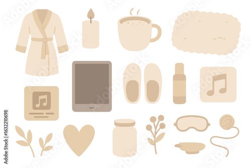 Cozy home relaxation essentials for a peaceful evening routine