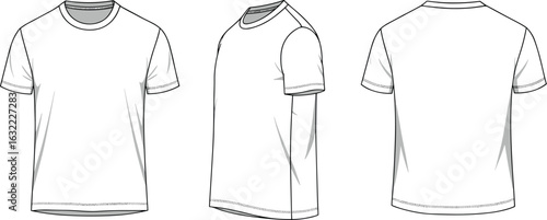 Blank Cotton Clothing Illustration for Fashion and Graphic Art