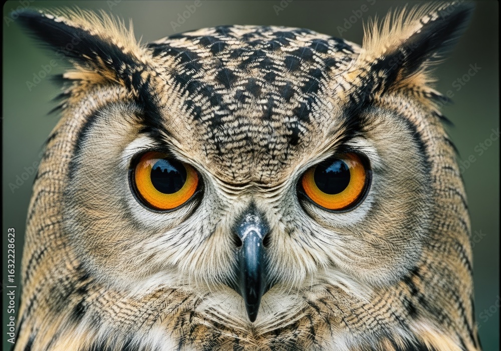 Fototapeta premium owl close up