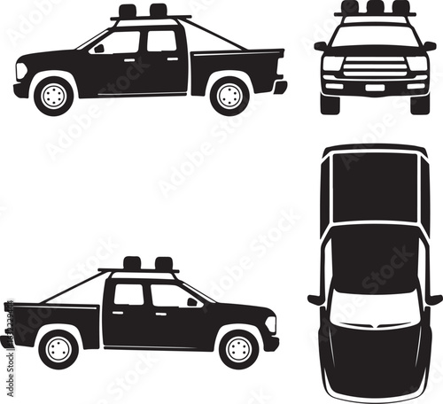 set of cars vector