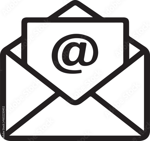  message, e mail envelope vector illustration