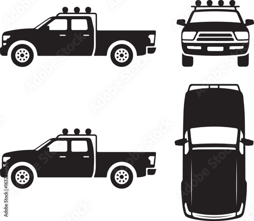 set of cars vector