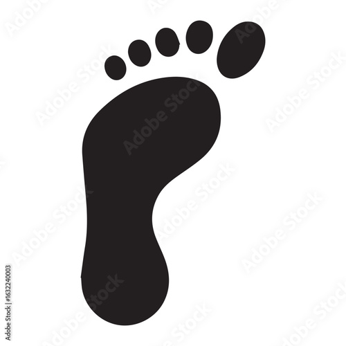 Silhouette Style Vector Minimal Food Print Logo Design – Creative and Clean Graphic Template for Organic Brands, Restaurants, Food Packaging, Culinary Businesses, and Natural Product Identity in EPS F