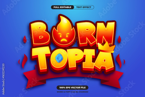 Shuffle Card Traps casino game title, Editable Text Effect Font Style