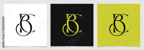 BC or CB Initial Brand Logo Vector Element , Letter Logo for Brand Company or Identity