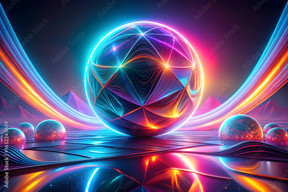 Obraz premium abstract rainbow background
