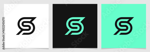SP or PS Initial Brand Minimalist Logo Vector Element , Letter Logo for Brand Company or Identity