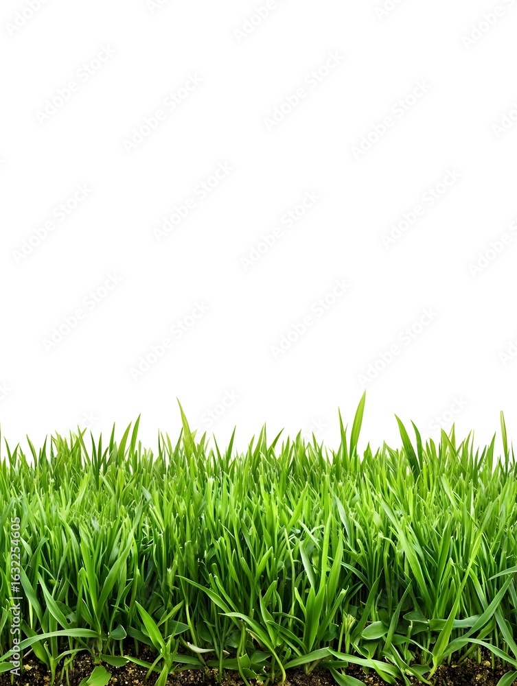 Obraz premium Eco-Friendly Green Grass Field: Vibrant Nature and Biodiversity in Rural Landscape