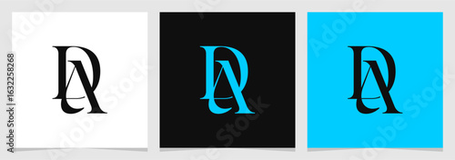 DA Initial Monogram Logo Vector , Letter Logo for Brand Company
