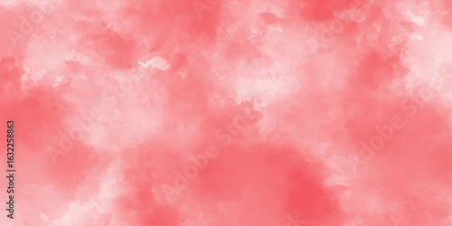 Abstract colorful Red watercolor background with bokeh. Hand drawn watercolor texture. Color splashing on paper. Paint stains watercolor texture.