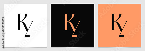 Wallpaper Mural KY Initial Monogram Logo Vector , Letter Logo for Brand Company Torontodigital.ca