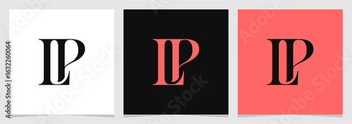 LP Initial Monogram Logo Vector , Letter Logo for Brand Company