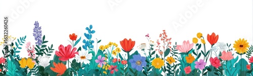 Colorful flower border (1)