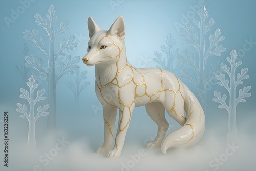 Kintsugi Fox