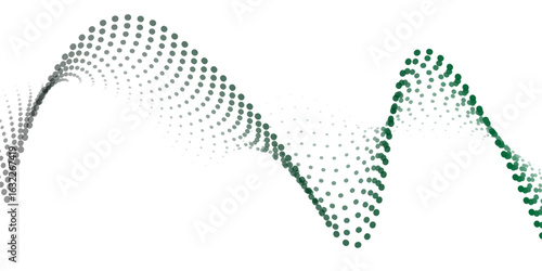 Vector illustration of a fountain splash on a white background with a halftone dot pattern