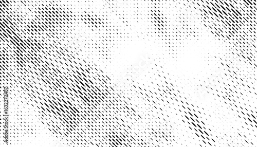 Rough and abstract pattern with halftone effect for modern background. Editable graphic resource. Vector Format. EPS10 