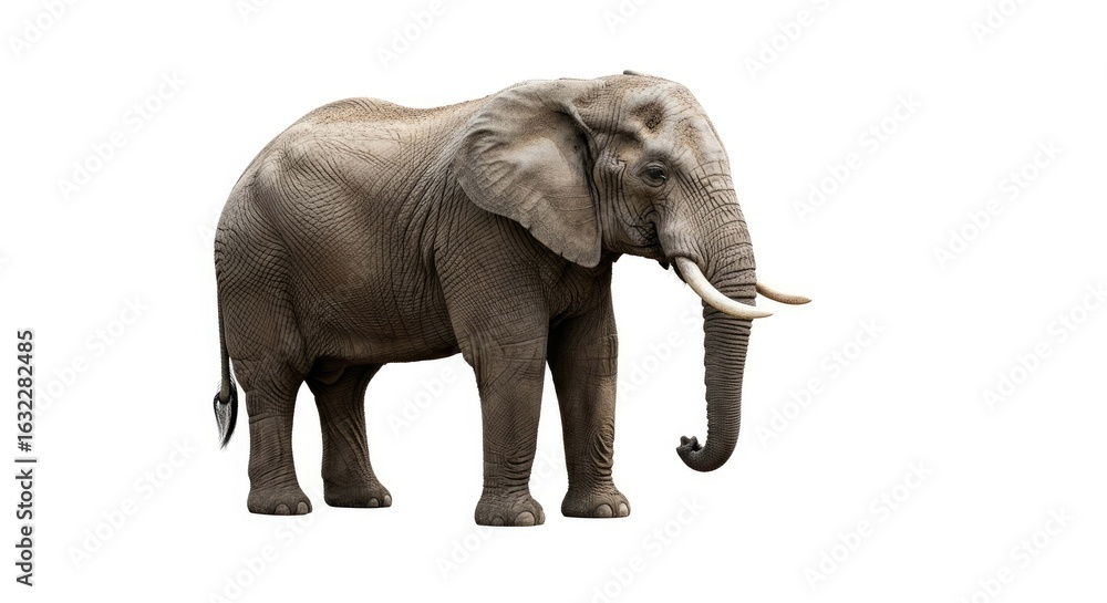 Fototapeta premium majestic african elephant highresolution stock photo for wildlife documentaries conservation projects and travel brochures