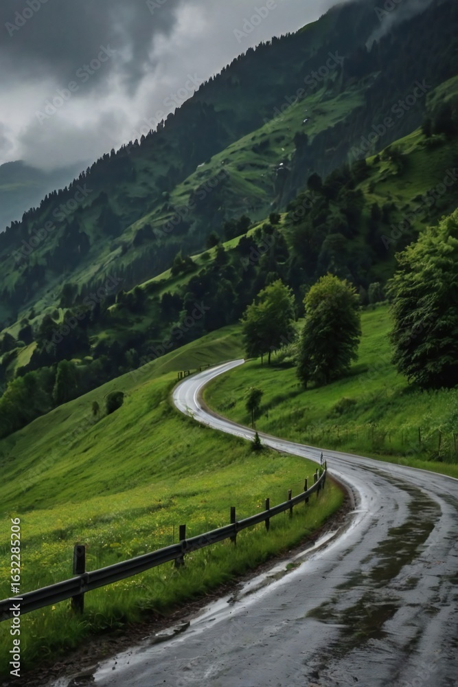 Fototapeta premium road in the mountains