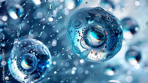 Oocytes are preserved through a cryopreservation process in a lab environment