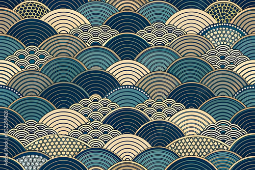 seamless pattern with clouds