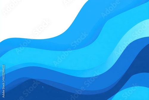 Abstract wavy blue background