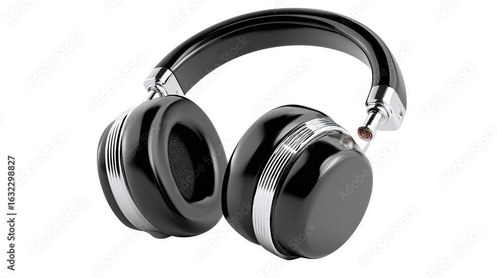 Sleek Headphones: Studio-quality headphones, showcasing the elegance of design and providing exceptional audio experiences. Sleek Headphones: Studio-quality headphones, showcasing the elegance of design and providing exceptional audio experiences.