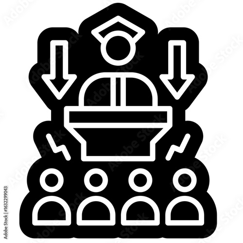 Autocracy Symbol Icon