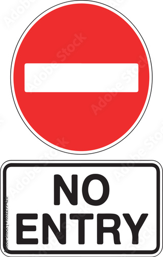 Red circle with white bar no entry sign and black text no entry sign prohibition sign traffic sign Free Download Red circle with white bar no entry sign and black text no entry sign prohibition sign traffic sign - GFXLoad